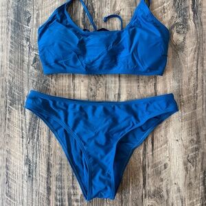 Blue SHEIN Women's Swimsuit Set